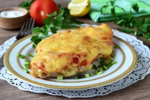 Куриная отбивная с томатом