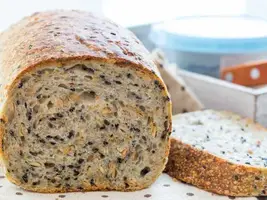 Хлеб бездрожжевой с семечками